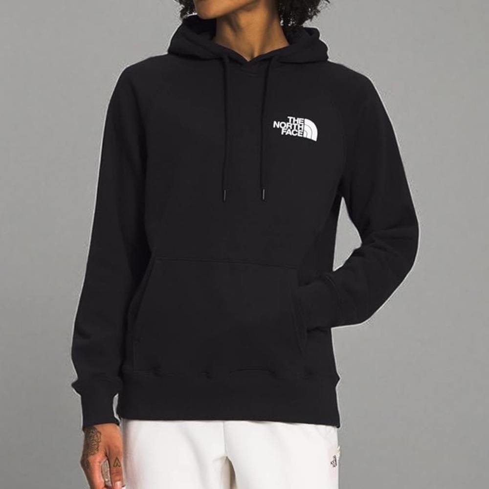 The North Face Black Pullover Hoodie | Size M | Logo Sweatshirt